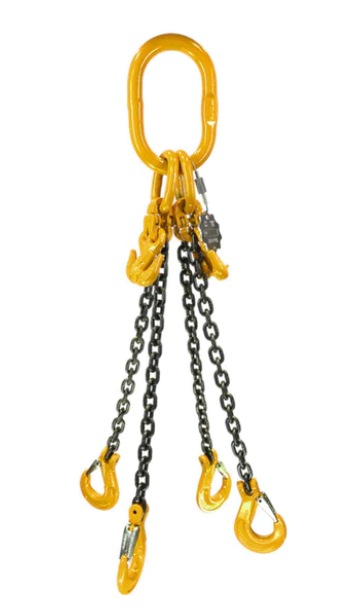 Chain Sling: Four Leg c/w Shortners