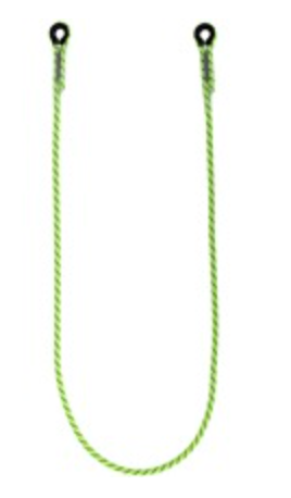 Restraint Rope Lanyard, with a Thimble Eye at Each End