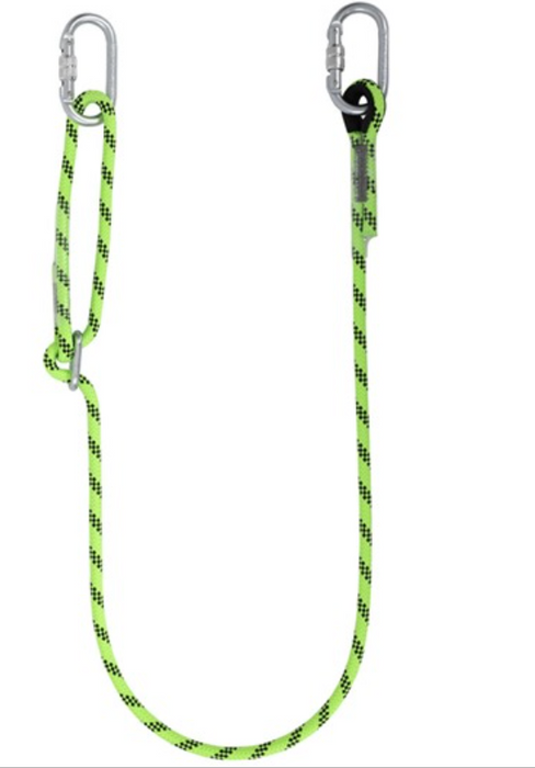 Adjustable Rope Lanyard with Karabiners 1 m - 2 m