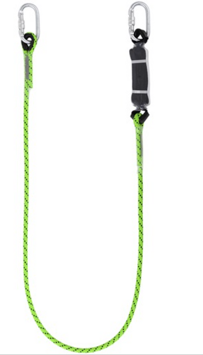 Shock Absorbing Lanyard with Karabiners