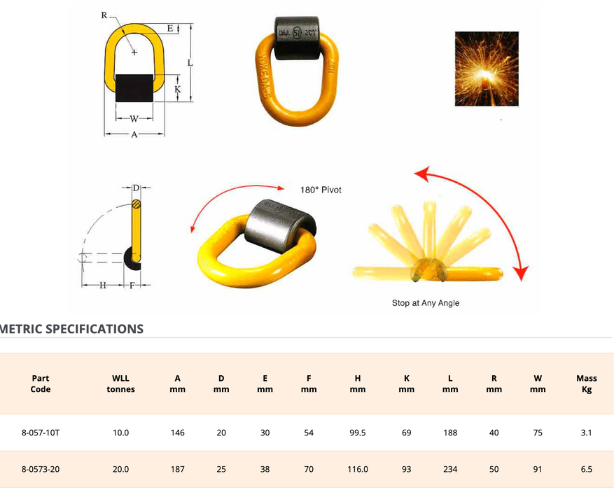 Lifting Point Dimensions Weld-On Lifting Point — Erne Hardware